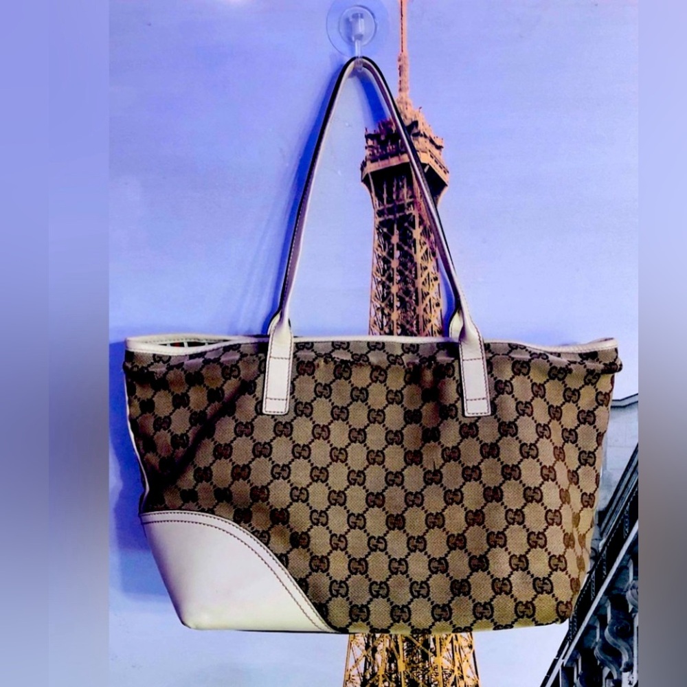 Authentic Gucci canvas Tote Bag